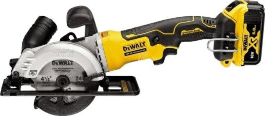 DeWalt Sirkelsag DCS571P2 18 v 115 mm (Inkl. 2 × 5,0 ah Batterier)