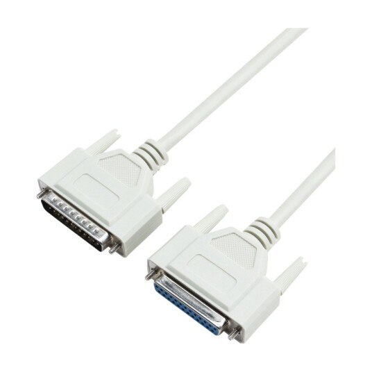 ELETRA DB25 DC M - F 2M KABEL, GRÅ