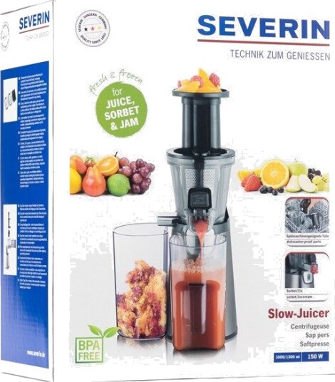 SEVERIN ES 3571 - saftpresser - metalgr/sort SEVERIN ES 3571 - saftpresser - metalgr/sort