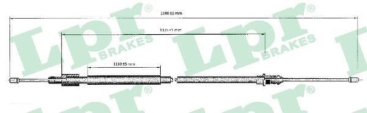 Bremsewire LPR C0120B Bremsewire LPR C0120B