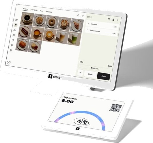 SumUp Register kassesystem SumUp Register kassesystem