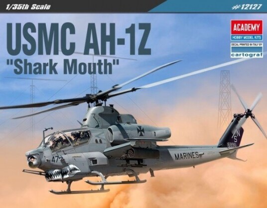 Academy AH-1Z Shark Mouth Helikopter Byggesett 1:35