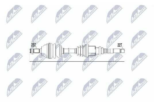 Nty Drivaksel NTY NPW CT 019