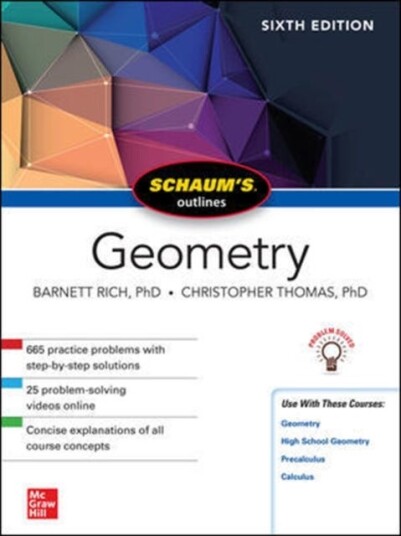 Schaum'S Outline Of Geometry, Sixth Edition Av Christopher Thomas Do Not Use, Barnett Rich