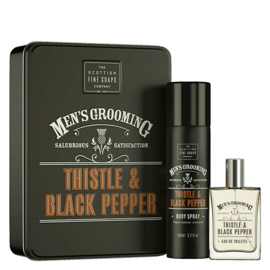 The Scottish Fine Soap Thistle & Black Pepper Fragrance Duo The Scottish Fine Soap Thistle & Black Pepper Fragrance Duo