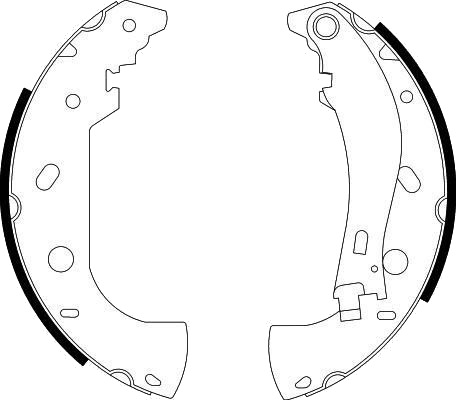 Bremsesko sett HELLA 8DB 355 001 841