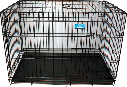 Ozami Sammenleggbart Stålbur for Hund 108,5 x 70,5 x 77,5 cm - Svart Ozami Sammenleggbart Stålbur for Hund 108,5 x 70,5 x 77,5 cm - Svart