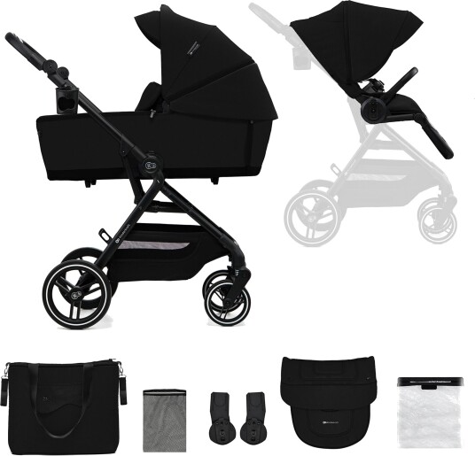 Kinderkraft YOXI 2in1 pure barnevogn black