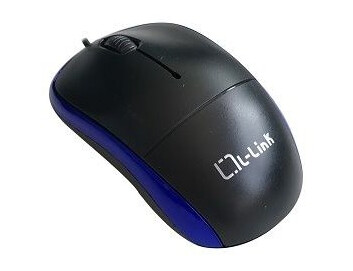 L-Link Ll-2080-A, Ambidekstriøs, Optisk, Usb Type-A, Sort, Blå