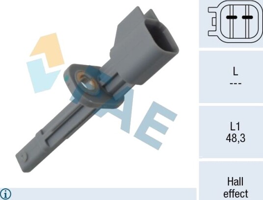 FAE 78645 Sensor ABS