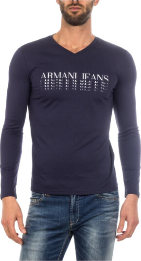 Armani Jeans Herre Topper Blå S, Armani Jeans Herre Topper Blå S,