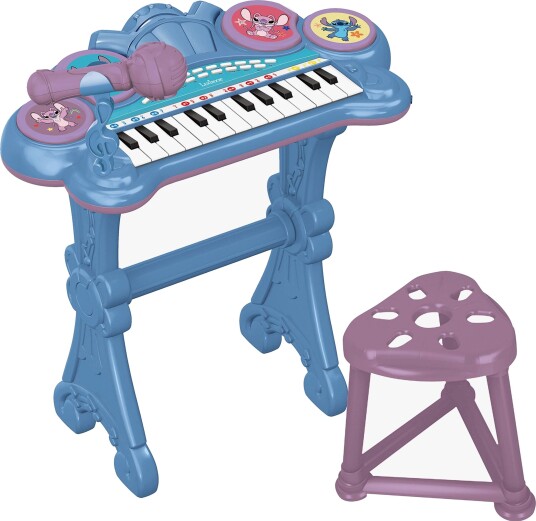 Disney Lilo & Stitch Disney Stitch Elektronisk Keyboard Med Krakk