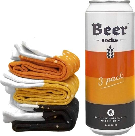 Ohlsson Och Lohaven Luckies Ølsokker 3-pack (Lager, Stout & Ipa) LUKBSM