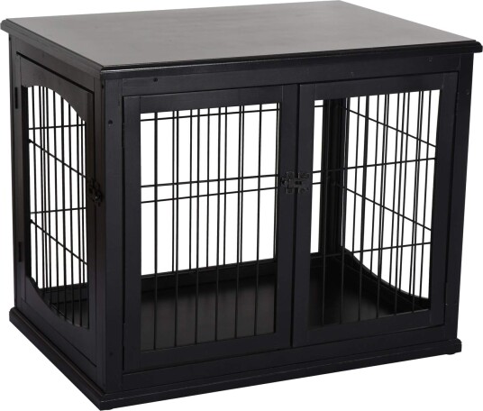 Northio Svart Hundehus Med Bordflate Innendørs Bruk 81X58.5X66 cm Northio Svart Hundehus Med Bordflate Innendørs Bruk 81X58.5X66 cm