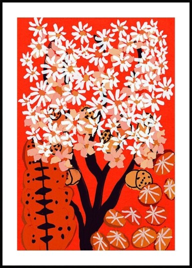 Blossoms on Fire Plakat Plakat / 30x40cm Blossoms on Fire Plakat Plakat / 30x40cm