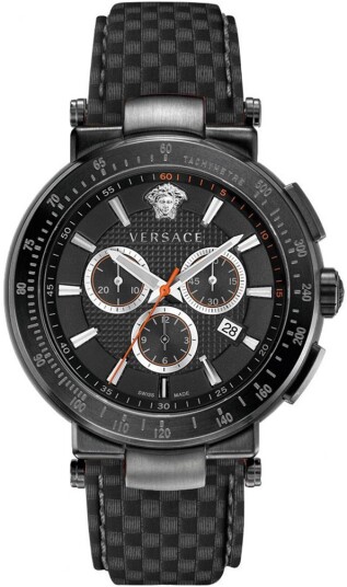 Versace Herreklokke VEFG02020 Mystique Sport Sort/Lær Ø46 mm Versace Herreklokke VEFG02020 Mystique Sport Sort/Lær Ø46 mm