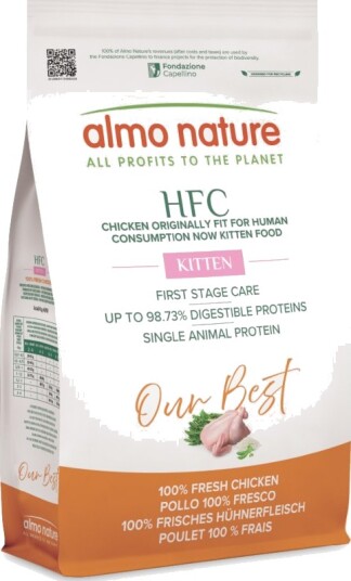 Almo Nature Hfc Tørrfôr Kitten Kylling 1.2 kg
