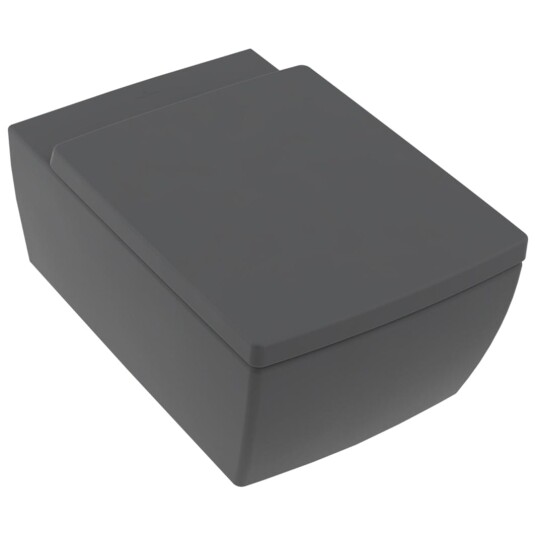 VILLEROY & BOCH MEMENTO 2.0 VEGGSKÅL MED ÅPEN SPYLEKANT GRAPHITE CERAMICPLUS VILLEROY & BOCH MEMENTO 2.0 VEGGSKÅL MED ÅPEN SPYLEKANT GRAPHITE CERAMICPLUS