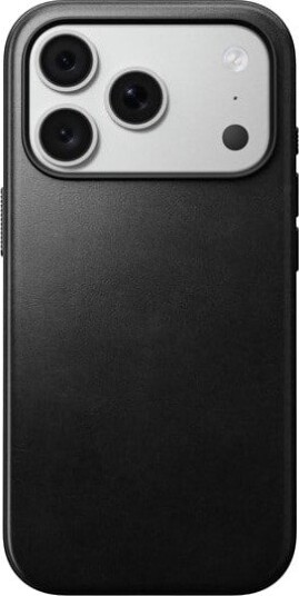 Nomad Modern Leather Case - black (Horween) - iPhone 18 Pro/17 Pro