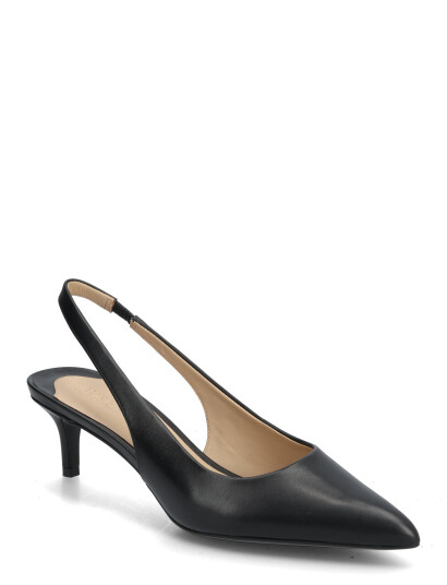 Lauren Ralph Lauren Lolah Ii Leather Slingback Pump   Black   39