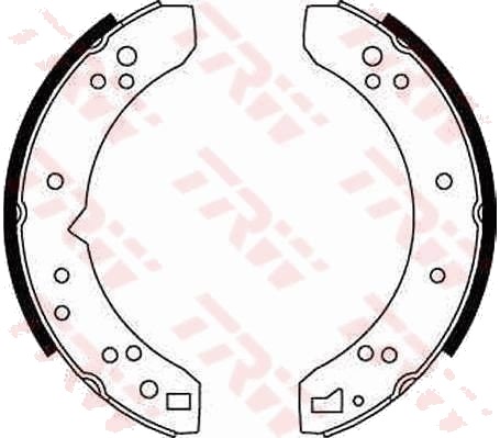 Bremsesko sett TRW GS6070 Bremsesko sett TRW GS6070
