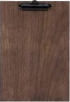 Menu Kortholder A4 Securit Viser 1 A4 Side Med Clips Valnød,10 Stk/Krt