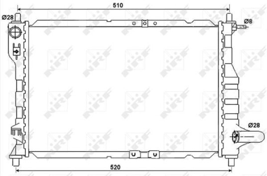 Radiator NRF 53068