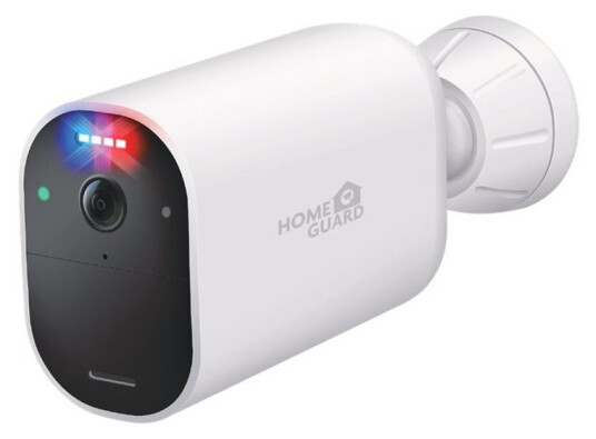 Homeguard Smart Avskrekkende Overvåkningskamera 4MP 2560x1440 Hvit