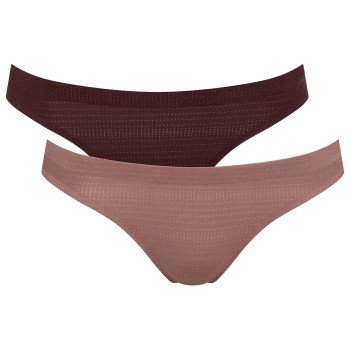 Sloggi Truser 2P ZERO Motion Mini Brief Brun polyester Medium Dame Sloggi Truser 2P ZERO Motion Mini Brief Brun polyester Medium Dame