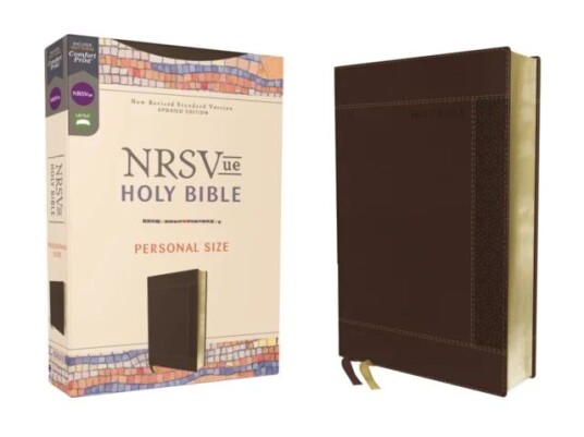 NRSVue, Holy Bible, Personal Size, Leathersoft, Brown, Comfort Print av Zondervan