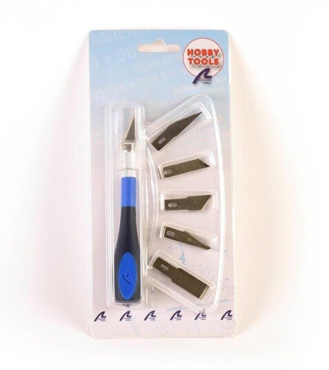 Artesania Ergonomisk hobbykniv N5 med 6 knivblader