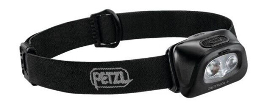 Petzl TACTIKKA + - head flashlight - LED - red/white light - black