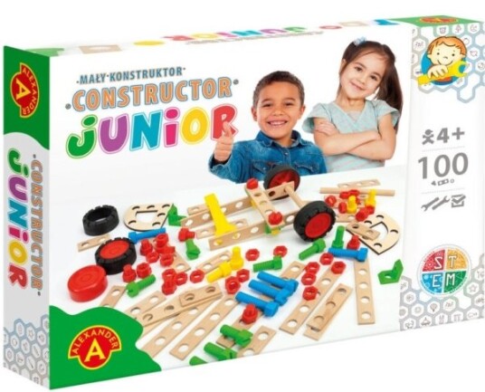 Junior Træ Konstruktionsbyggesæt 100 Dele Junior Træ Konstruktionsbyggesæt 100 Dele