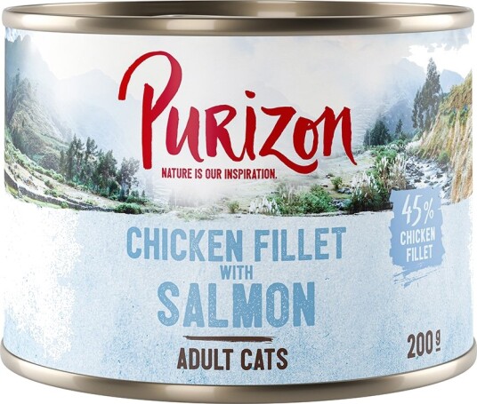 Purizon Våtfôr Adult Original Kornfri Hønsefilet Med Laks 12 X 200 G Purizon Våtfôr Adult Original Kornfri Hønsefilet Med Laks 12 X 200 G