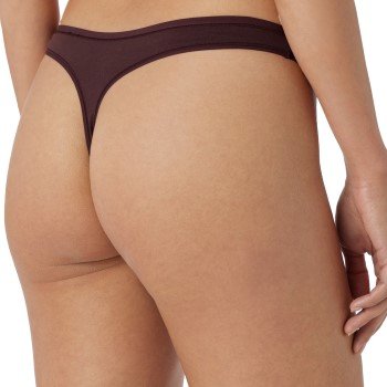 Schiesser Truser 3P 95-5 Organic Cotton Thong rød/Svart økologisk bomull 40 Dame Schiesser Truser 3P 95-5 Organic Cotton Thong rød/Svart økologisk bomull 40 Dame