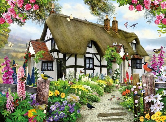 Ravensburger - Puzzle Thatched Cottage 500p 12000199