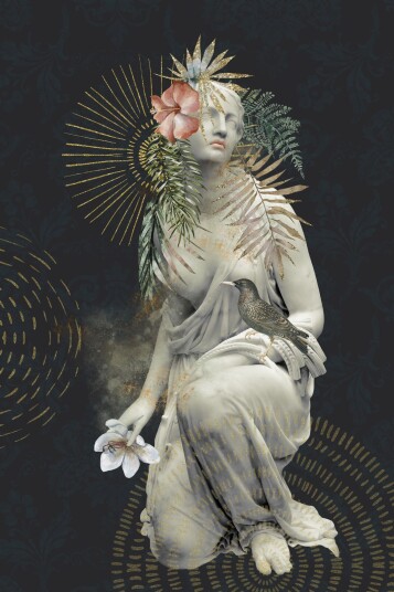 Plakat Surrealistisk Kunstskulptur