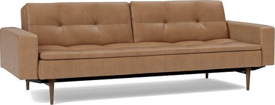 Sovesofa Dublexo med Armlener & Mørk Styletto ben B 2014047