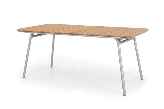 Selected Home Hönö spisebord Galvanisert/teak 194 x 90 cm Selected Home Hönö spisebord Galvanisert/teak 194 x 90 cm