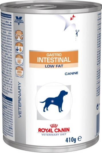 Royal Canin Pies Våtfôr Gastro Intestinal Low Fat 410 G