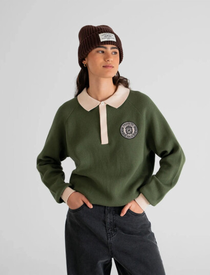 Prohibited Cup Knitted Jersey - Green - XL Prohibited Cup Knitted Jersey - Green - XL