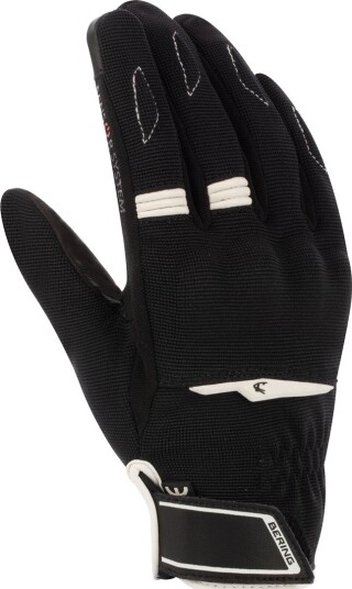 MC-Hansker Bering Fletcher EVO Dame Sort/Hvit XL
