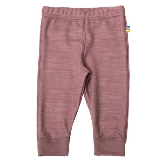 Joha Nature Leggings I Ull/bambus, Ensfarget Rose Joha Nature Leggings I Ull/bambus, Ensfarget Rose