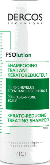 Vichy Dercos PSOlution Beroligende Sjampo 200 ml for Sensitiv Hodebunn