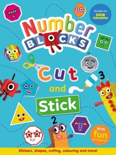 Numberblocks Cut and Stick book Numberblocks Cut and Stick book