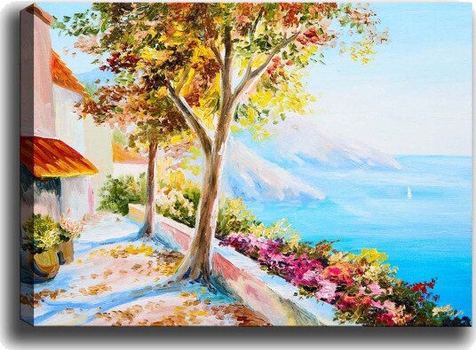 Dekorativ Canvasbilde 50x70 cm Flerfarget