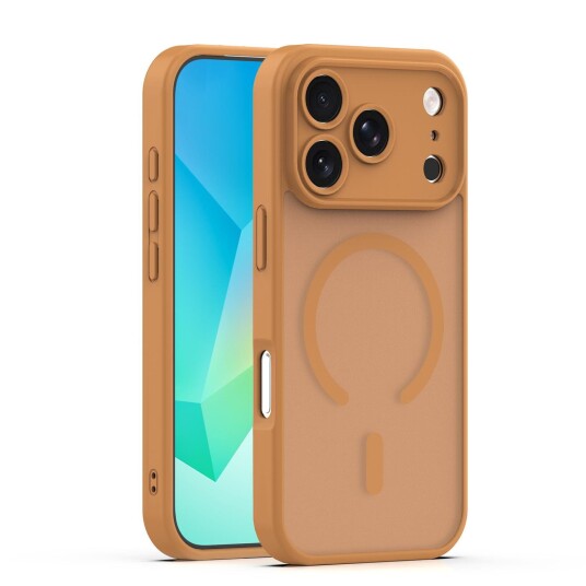 TFO Mag Matt Deksel for iPhone 17 Pro Max Brun