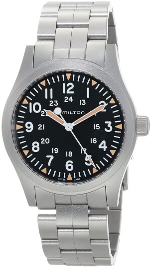 Hamilton Herreklokke H69529133 Khaki Field Sort/Stål Ø42 mm