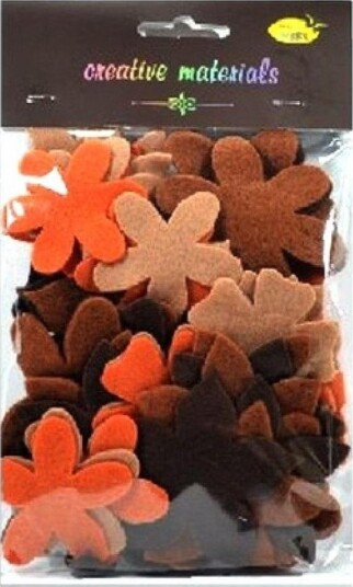 Stella Filtblomster Brune Toner 60 Stk