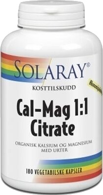 Solaray Cal-Mag Citrate 1:1 Solaray Cal-Mag Citrate 1:1